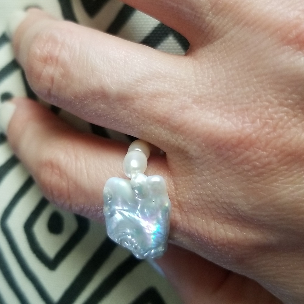 Natural Pearl Ring - Picture 9 of 10